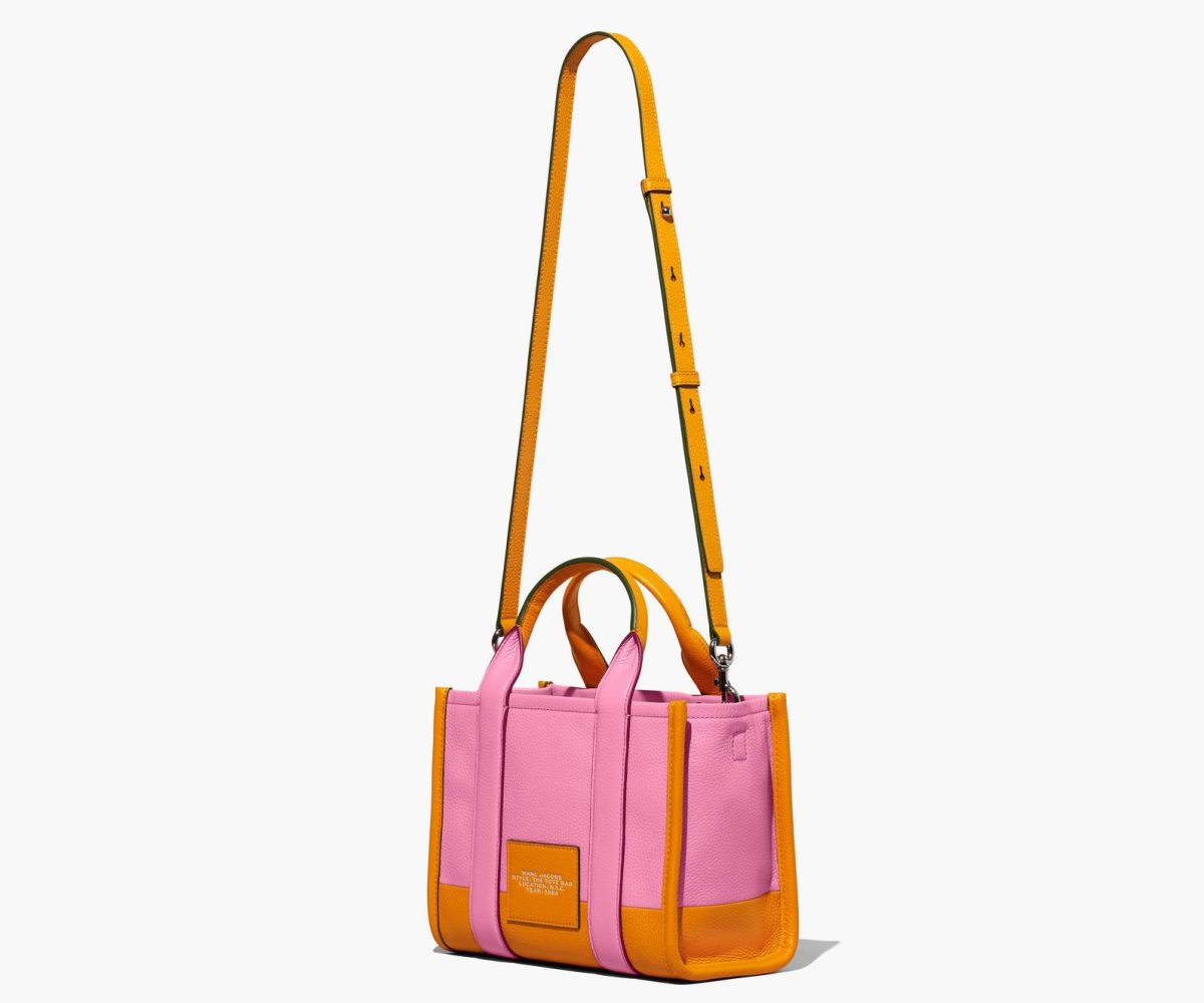 Marc Jacobs Colorblock Mini Tote Bag The Tote Bag Candy Pink Multi | PMO138504