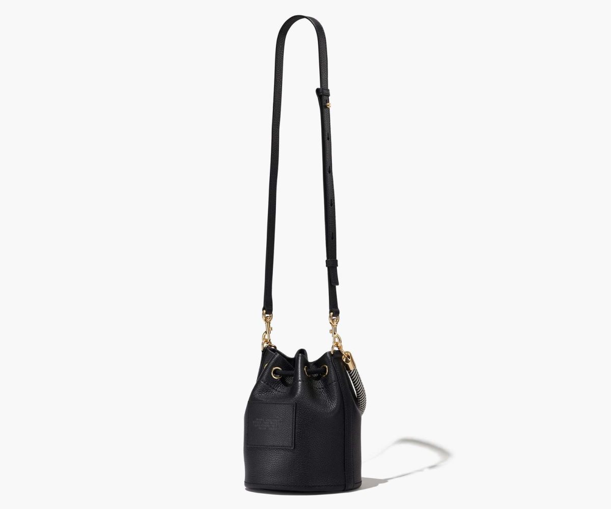 Marc Jacobs Leather Bucket Bag Bucket Bag Black | HUO912708