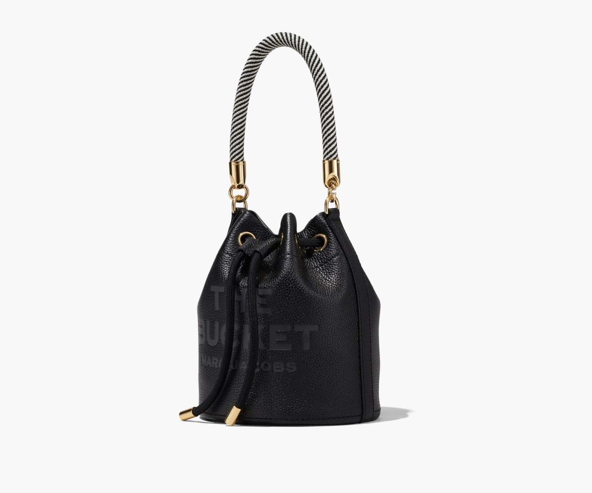 Marc Jacobs Leather Bucket Bag Bucket Bag Black | HUO912708