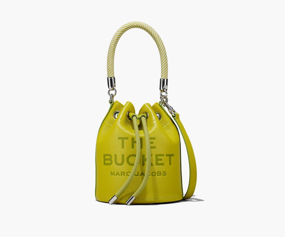 Marc Jacobs Leather Bucket Bag Bucket Bag Citronelle | ITJ429576