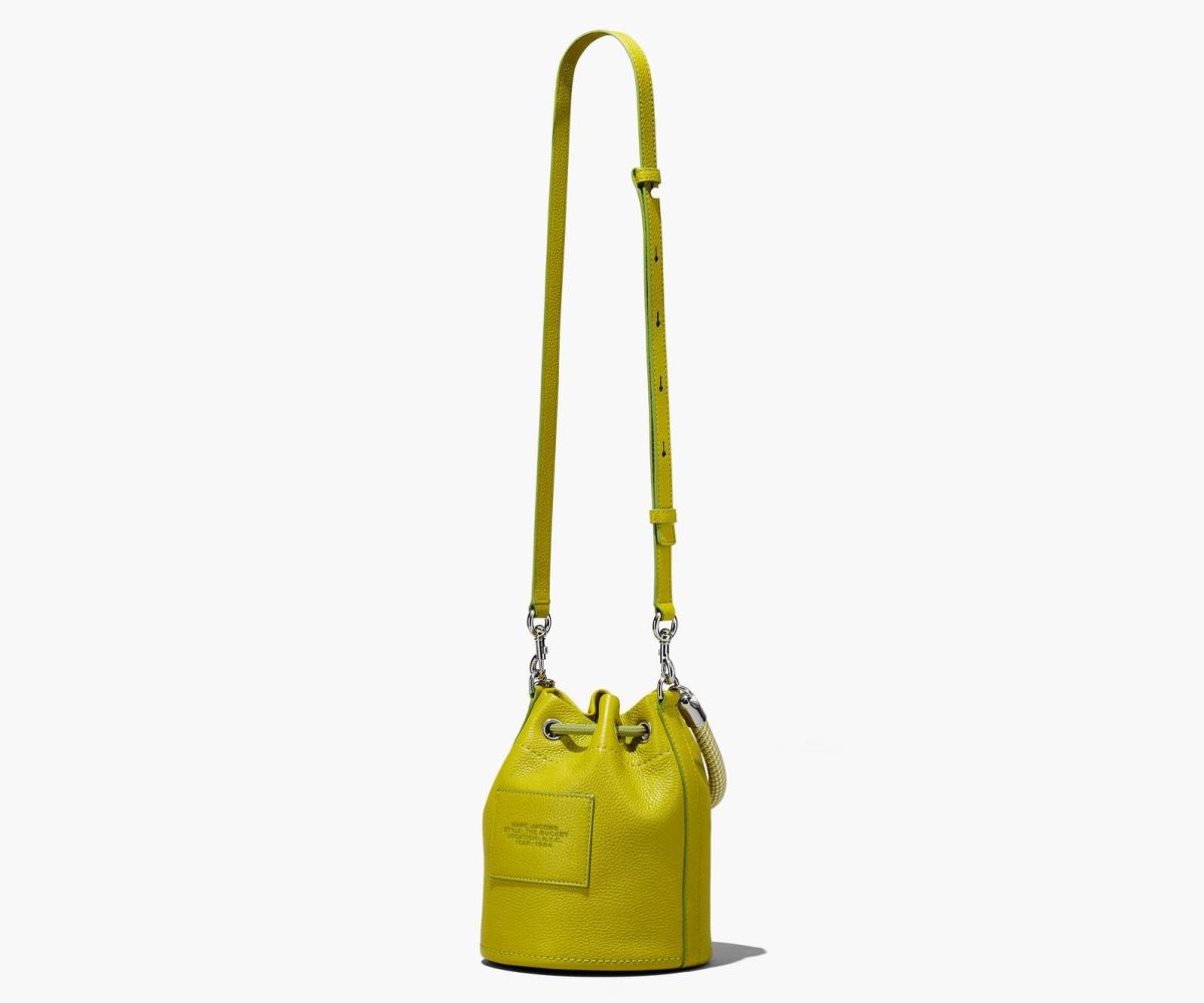 Marc Jacobs Leather Bucket Bag Bucket Bag Citronelle | ITJ429576