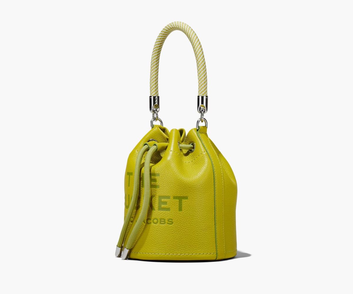 Marc Jacobs Leather Bucket Bag Bucket Bag Citronelle | ITJ429576