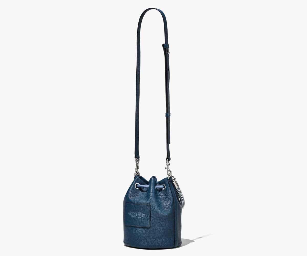 Marc Jacobs Leather Bucket Bag Bucket Bag Blue Sea | SXC768402