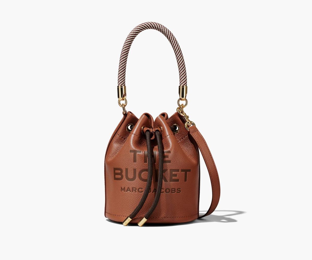 Marc Jacobs Leather Bucket Bag Bucket Bag Argan Oil | TDE654093