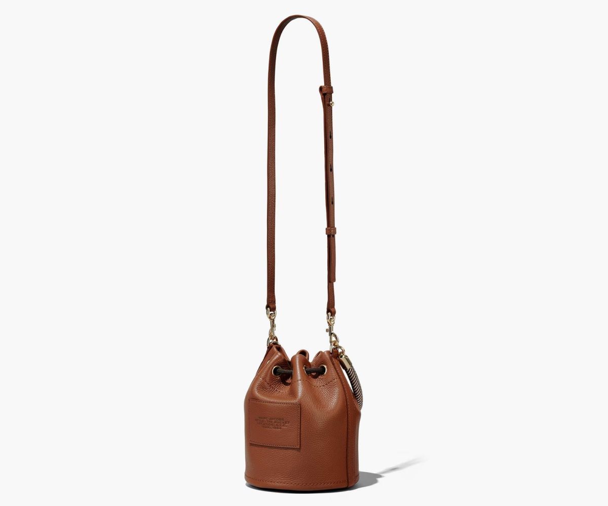 Marc Jacobs Leather Bucket Bag Bucket Bag Argan Oil | TDE654093