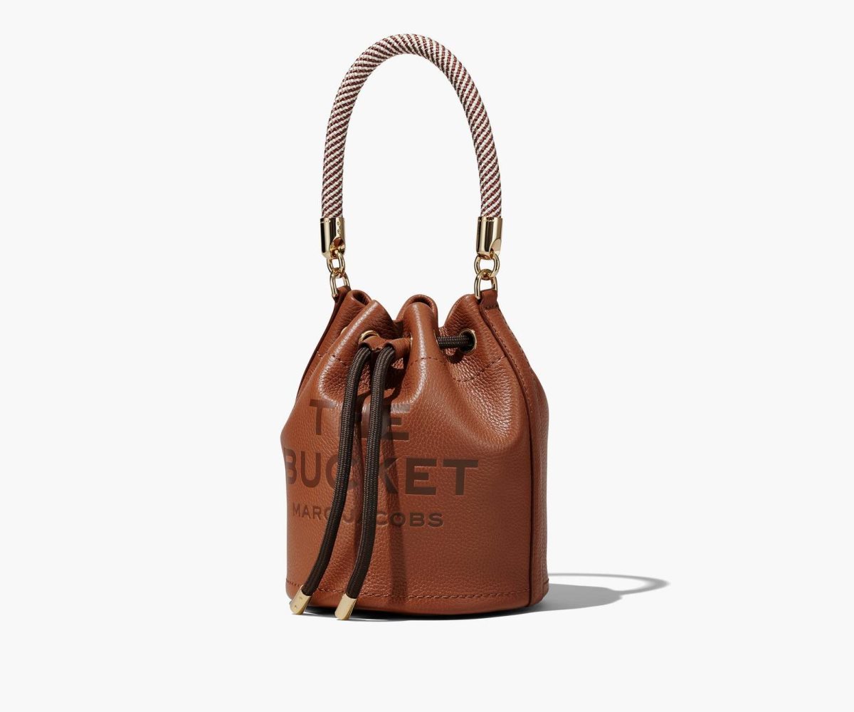 Marc Jacobs Leather Bucket Bag Bucket Bag Argan Oil | TDE654093