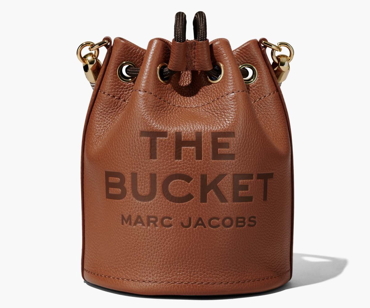 Marc Jacobs Leather Bucket Bag Bucket Bag Argan Oil | TDE654093