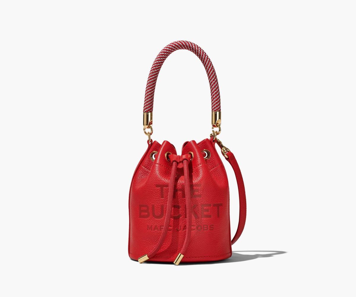 Marc Jacobs Leather Bucket Bag Bucket Bag True Red | WAO173820