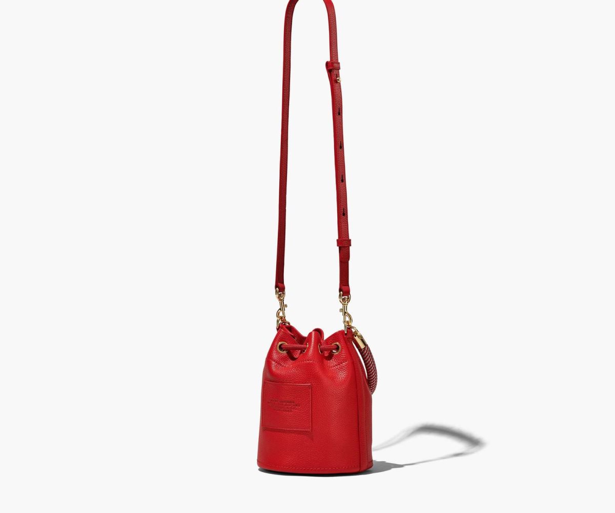 Marc Jacobs Leather Bucket Bag Bucket Bag True Red | WAO173820