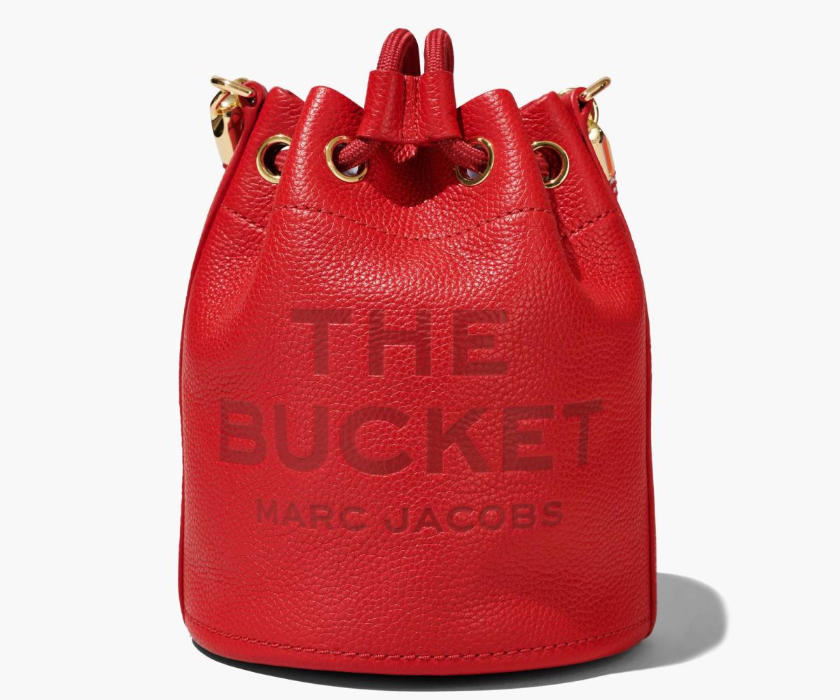 Marc Jacobs Leather Bucket Bag Bucket Bag True Red | WAO173820