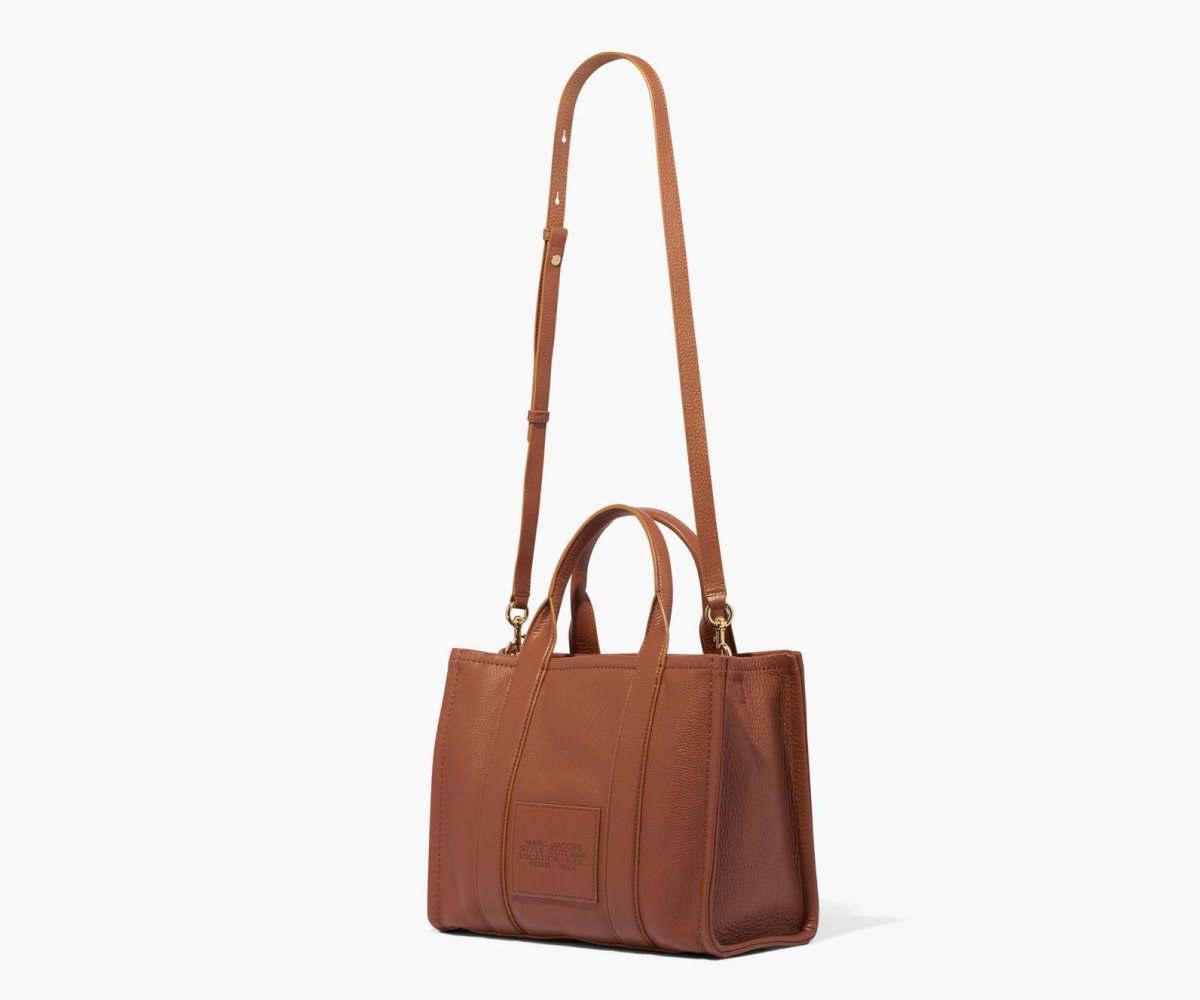 Marc Jacobs Leather Medium Tote Bag The Tote Bag Argan Oil | KLR032194