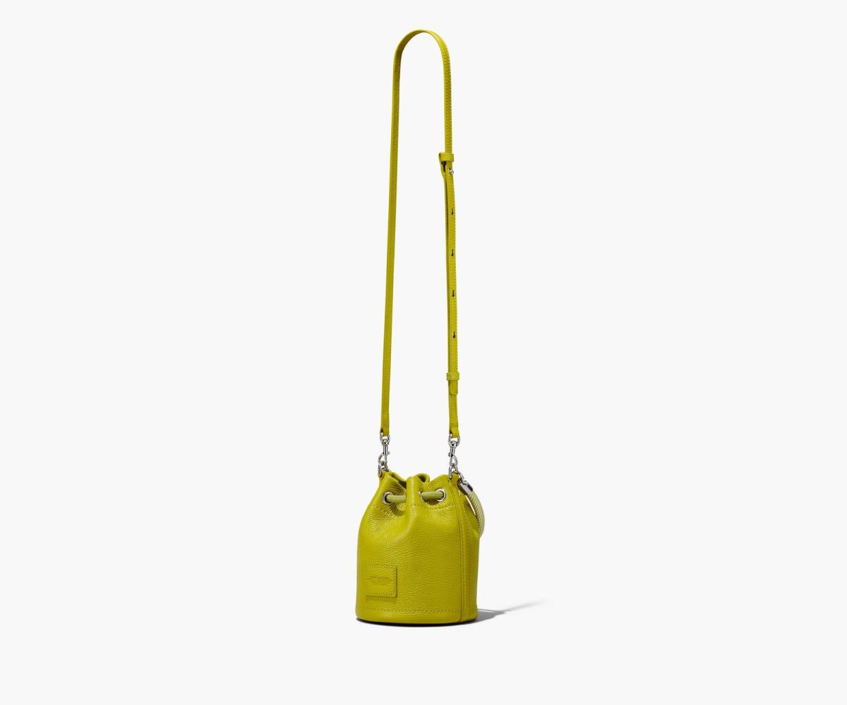 Marc Jacobs Leather Micro Bucket Bag Bucket Bag Citronelle | PKC809347