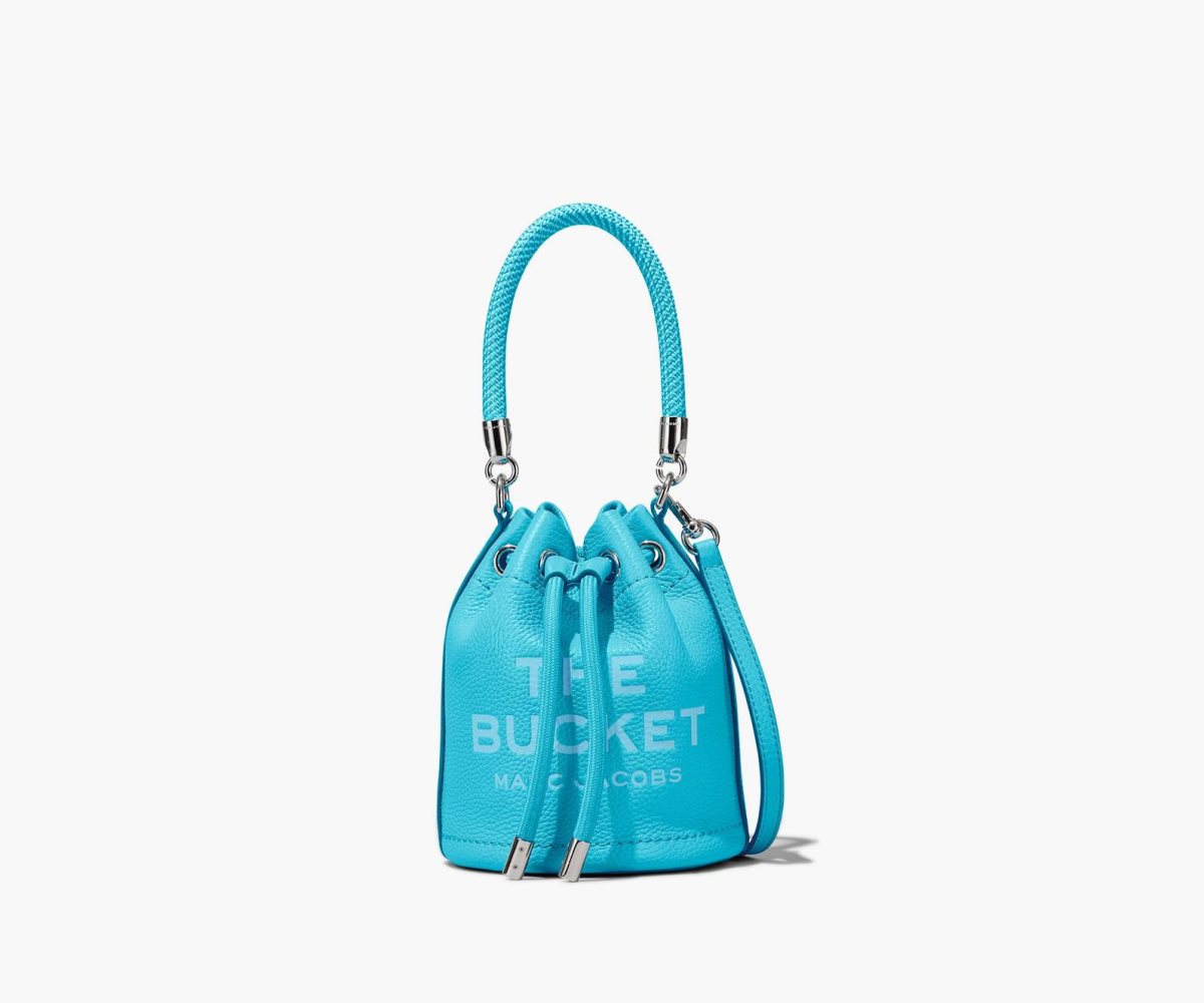 Marc Jacobs Leather Micro Bucket Bag Bucket Bag Pool | SYT601295