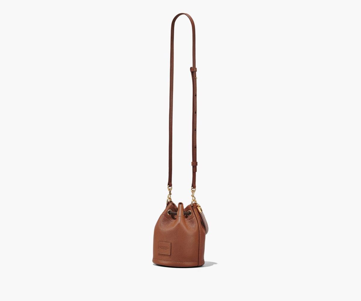 Marc Jacobs Leather Micro Bucket Bag Bucket Bag Argan Oil | URZ209813