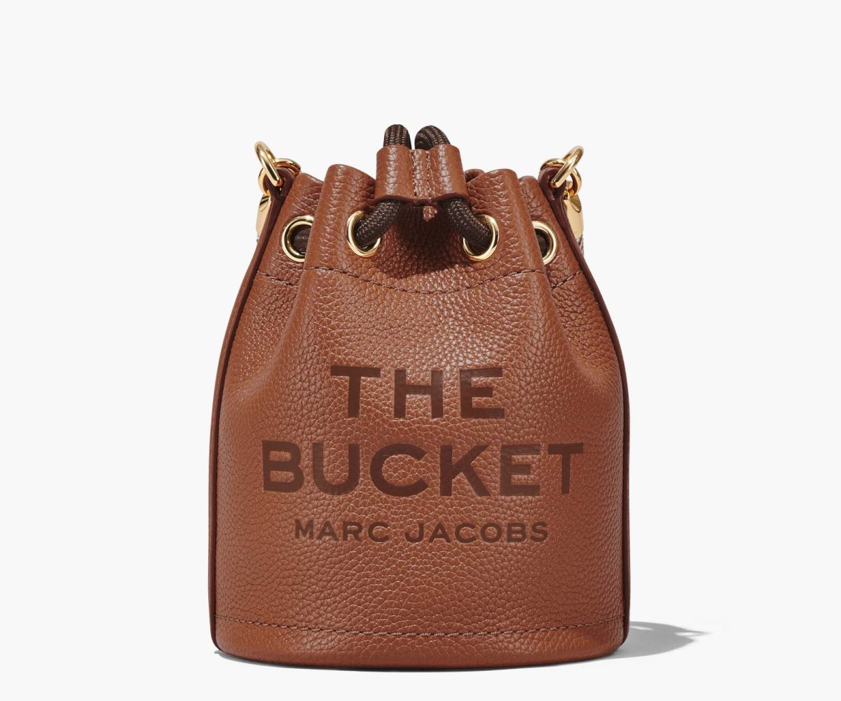 Marc Jacobs Leather Micro Bucket Bag Bucket Bag Argan Oil | URZ209813