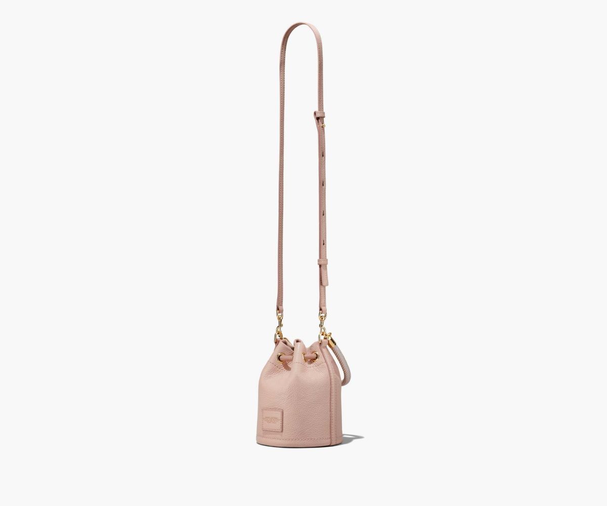 Marc Jacobs Leather Micro Bucket Bag Bucket Bag Rose | YZE862195