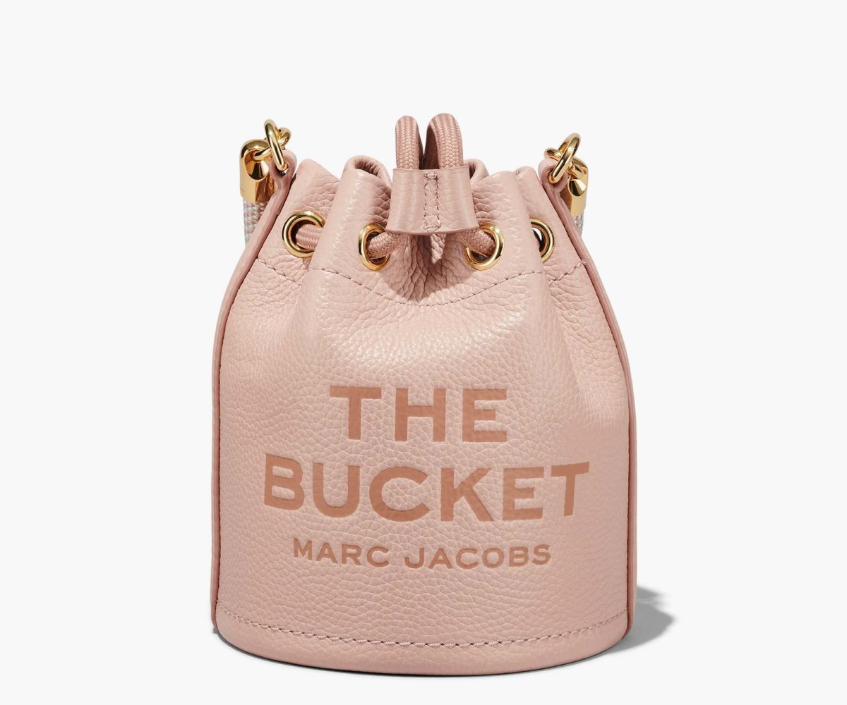 Marc Jacobs Leather Micro Bucket Bag Bucket Bag Rose | YZE862195