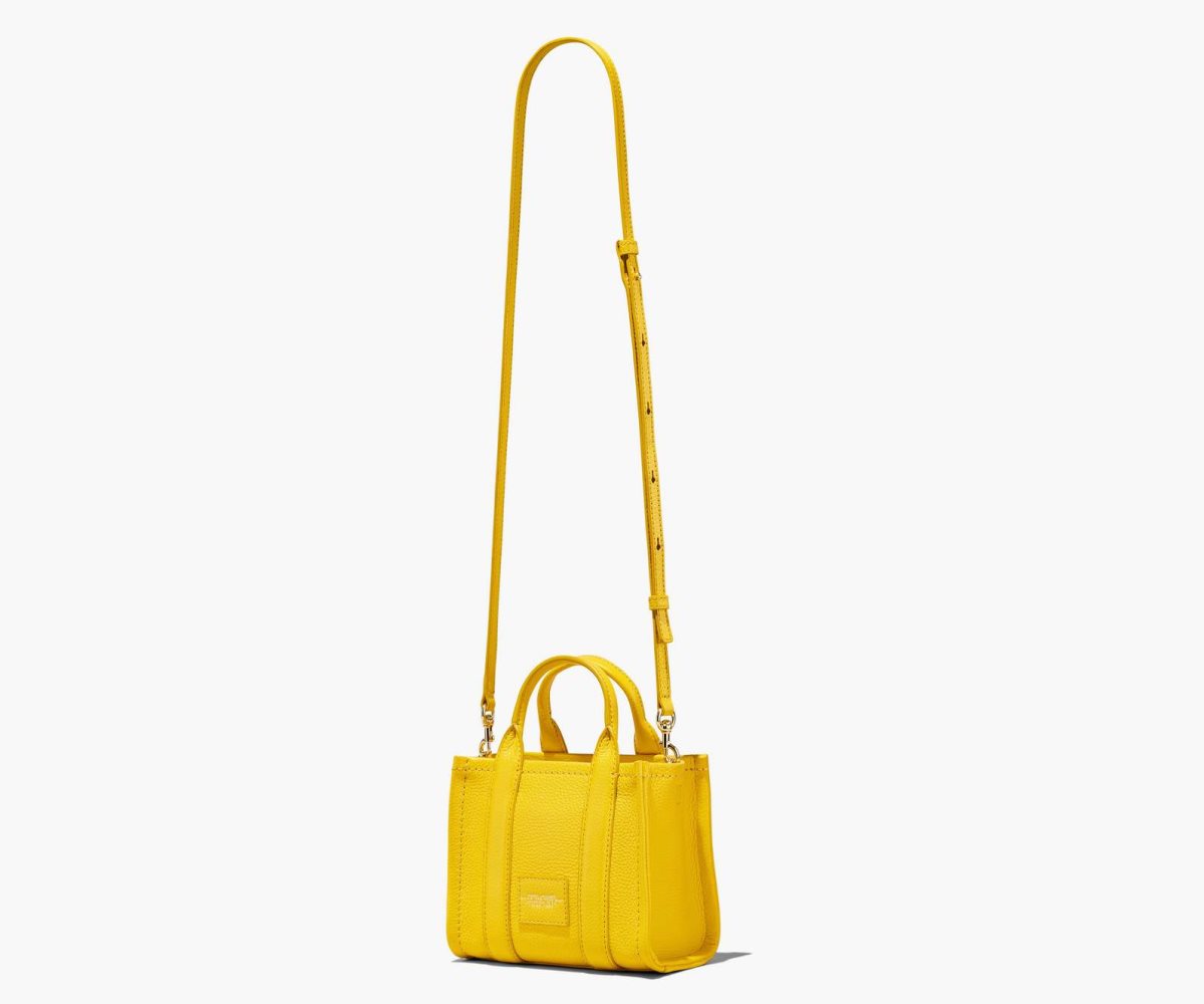 Marc Jacobs Leather Micro Tote Bag The Tote Bag Sun | ENF468097