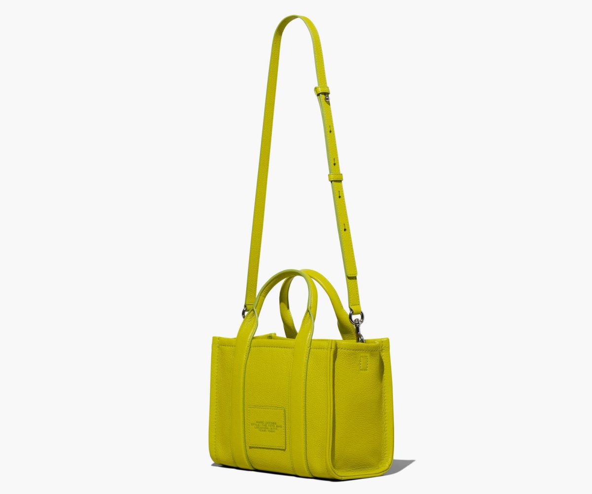 Marc Jacobs Leather Mini Tote Bag The Tote Bag Citronelle | FVX452963