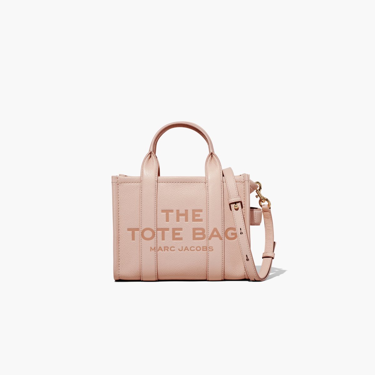 Marc Jacobs Leather Mini Tote Bag The Tote Bag Rose | SBO571034