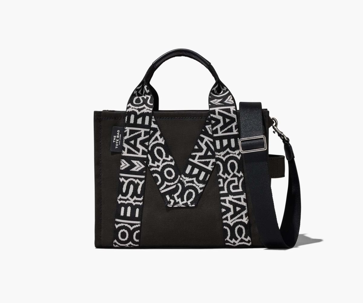 Marc Jacobs M Medium Tote Bag The Tote Bag Black/White | MRW380247