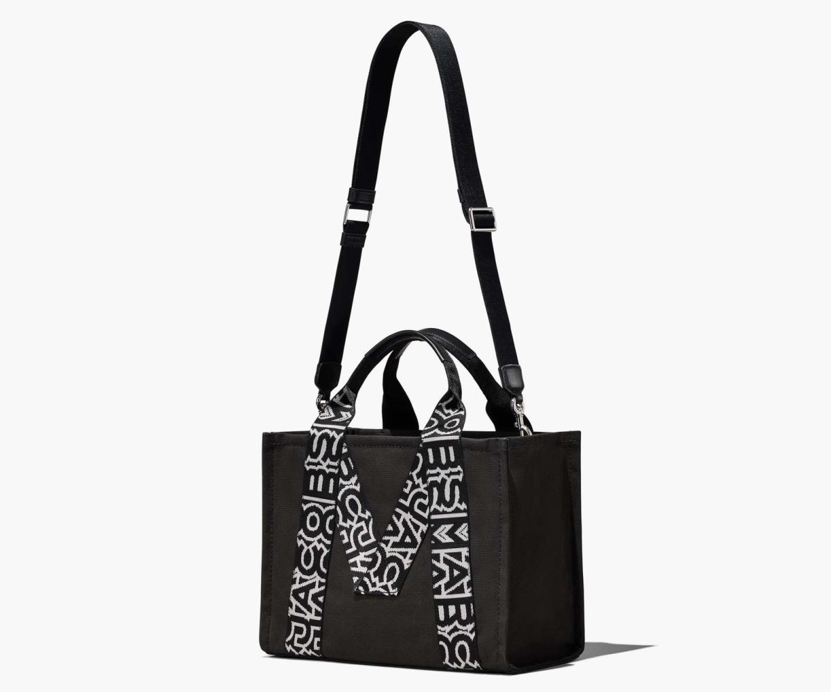 Marc Jacobs M Medium Tote Bag The Tote Bag Black/White | MRW380247