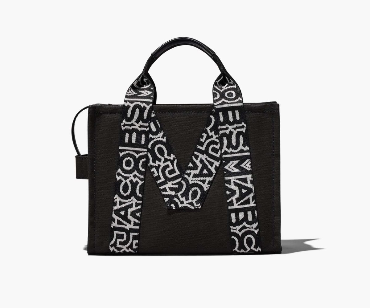 Marc Jacobs M Medium Tote Bag The Tote Bag Black/White | MRW380247