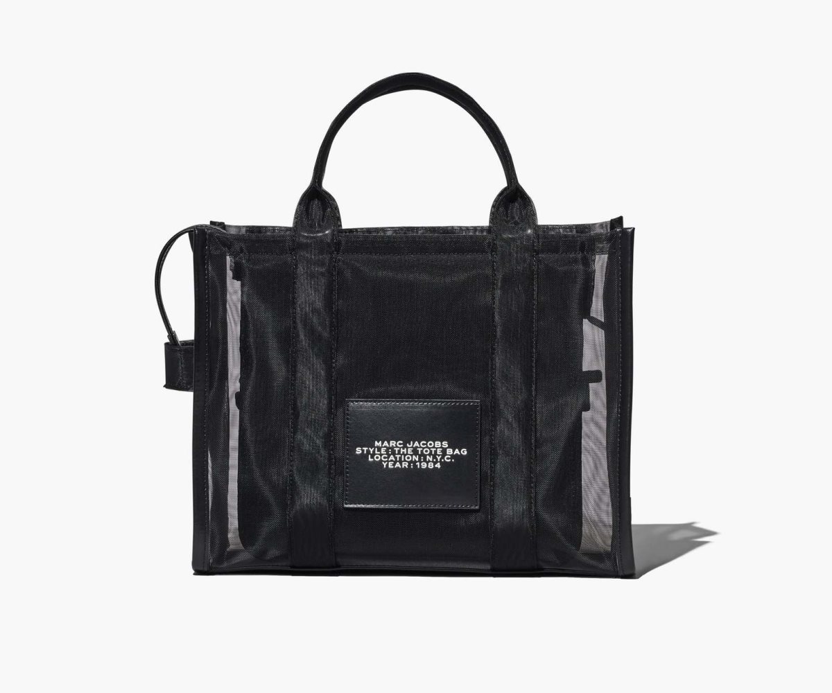 Marc Jacobs Mesh Medium Tote Bag The Tote Bag Blackout | BEM463810