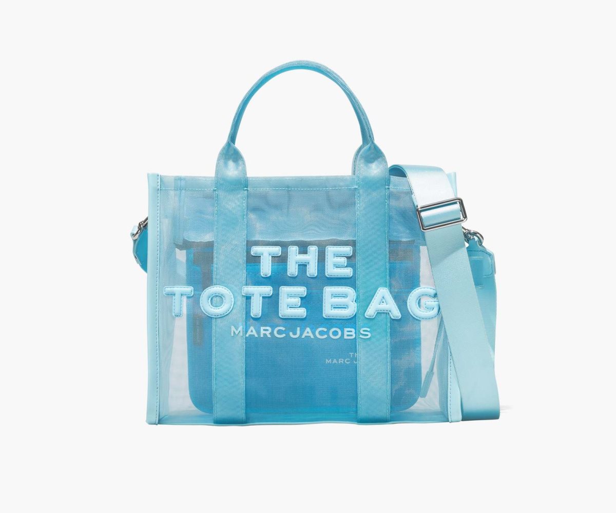 Marc Jacobs Mesh Medium Tote Bag The Tote Bag Pale Blue | IBP534068