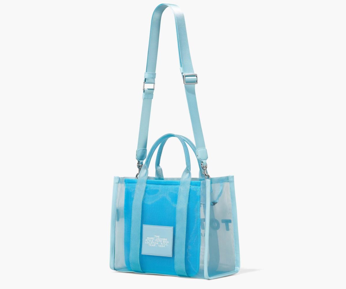 Marc Jacobs Mesh Medium Tote Bag The Tote Bag Pale Blue | IBP534068