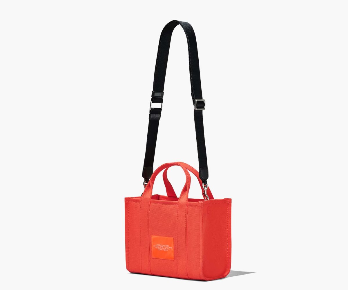 Marc Jacobs Mini Tote Bag The Tote Bag Electric Orange | WON417635