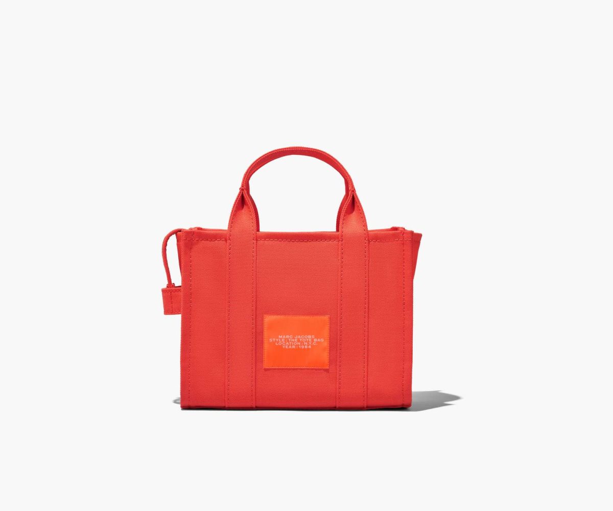 Marc Jacobs Mini Tote Bag The Tote Bag Electric Orange | WON417635