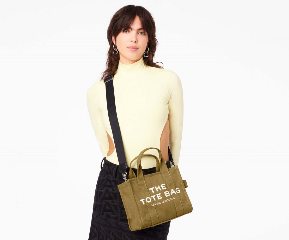 Marc Jacobs Mini Tote Bag The Tote Bag Slate Green | TES307596