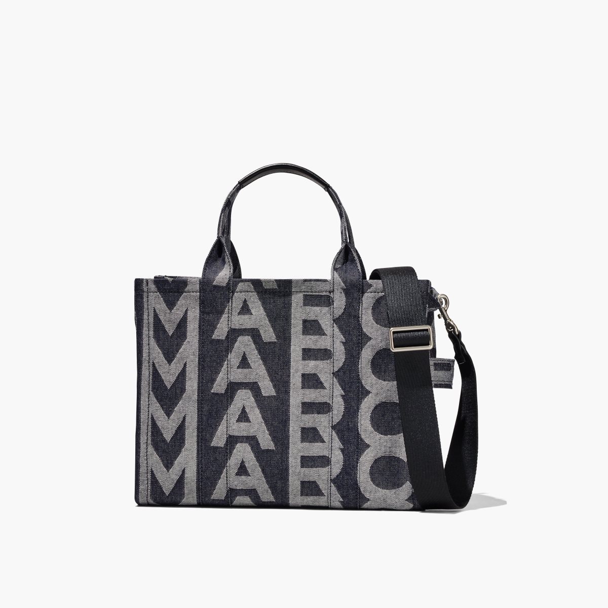 Marc Jacobs Monogram Denim Medium Tote Bag The Tote Bag Denim Blue | WRC215704