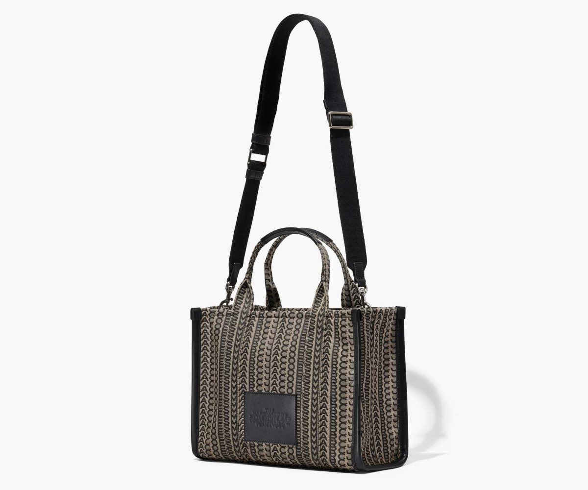 Marc Jacobs Monogram Medium Tote Bag The Tote Bag Beige Multi | SIL762184