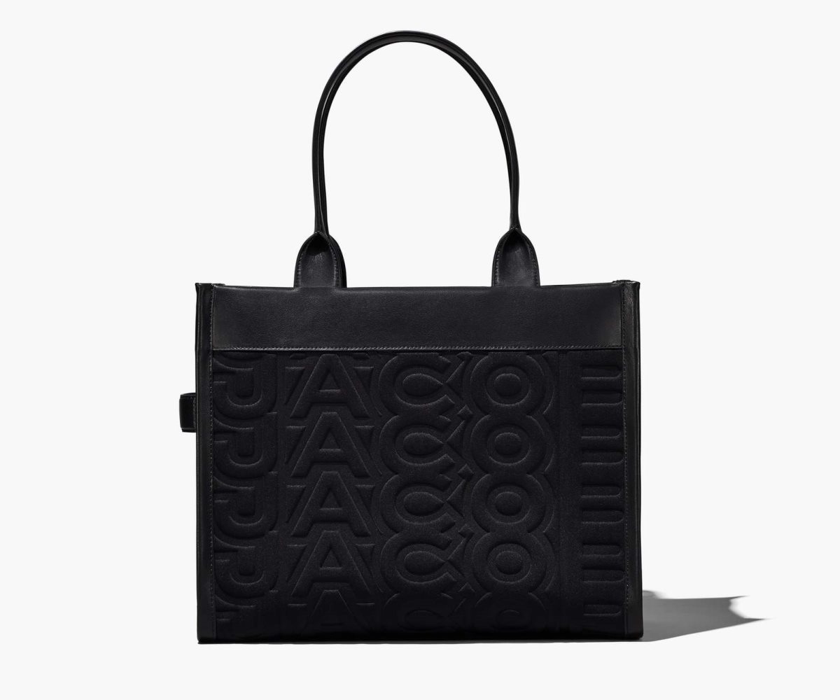 Marc Jacobs Monogram Neoprene Large Tote Bag The Tote Bag Black | JAF963018