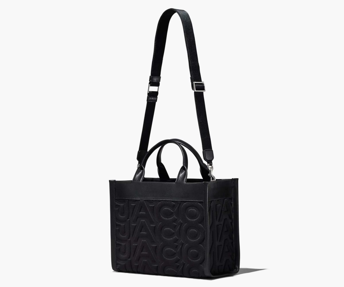 Marc Jacobs Monogram Neoprene Medium Tote Bag The Tote Bag Black | XYQ487025