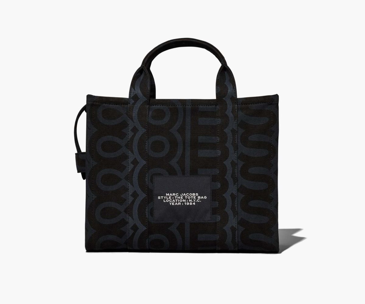 Marc Jacobs Outline Monogram Medium Tote Bag The Tote Bag Black Multi | HEX430269