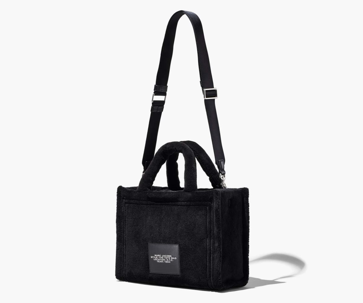 Marc Jacobs Terry Medium Tote Bag The Tote Bag Black | FNL364895