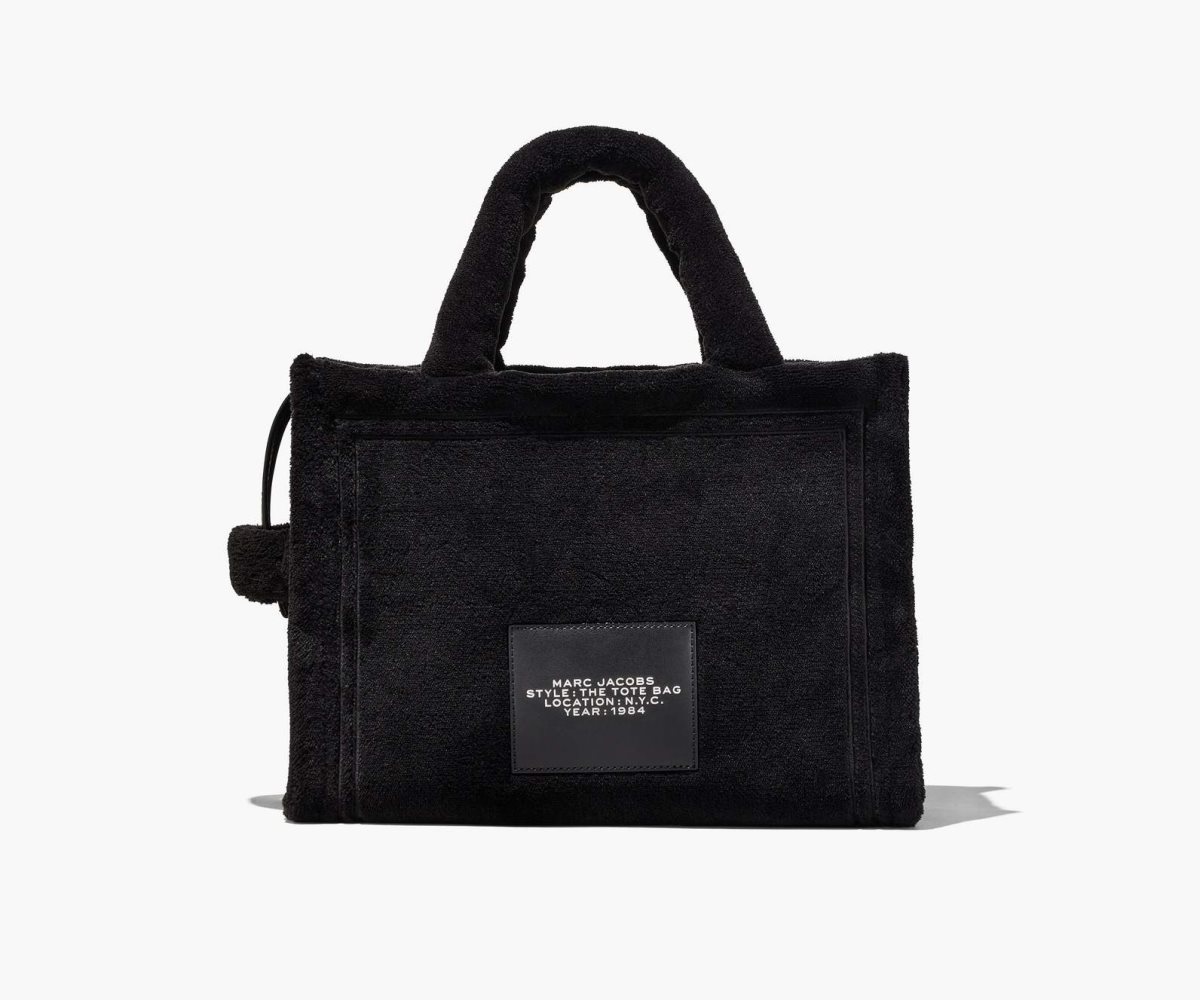 Marc Jacobs Terry Medium Tote Bag The Tote Bag Black | FNL364895