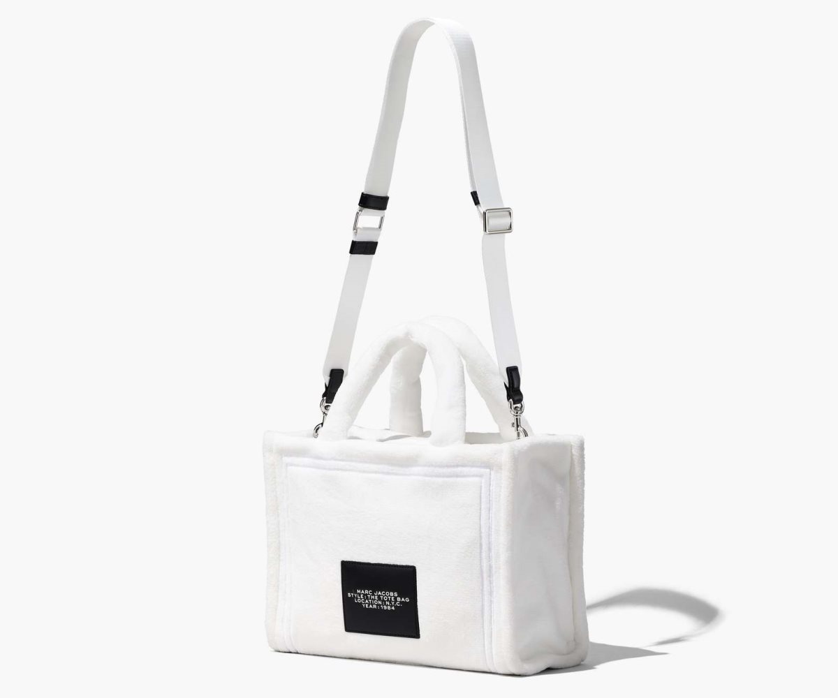 Marc Jacobs Terry Medium Tote Bag The Tote Bag White | JXF194267