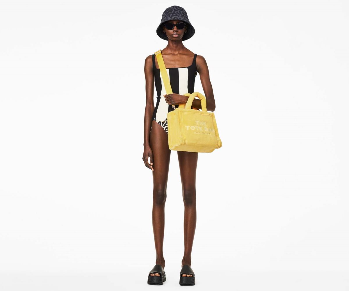 Marc Jacobs Terry Medium Tote Bag The Tote Bag Yellow | VPG692753