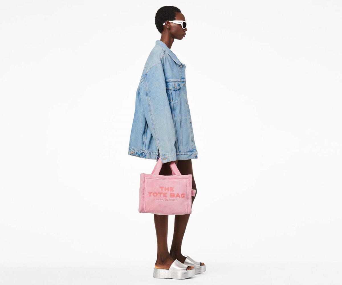 Marc Jacobs Terry Medium Tote Bag The Tote Bag Light Pink | YOP752380