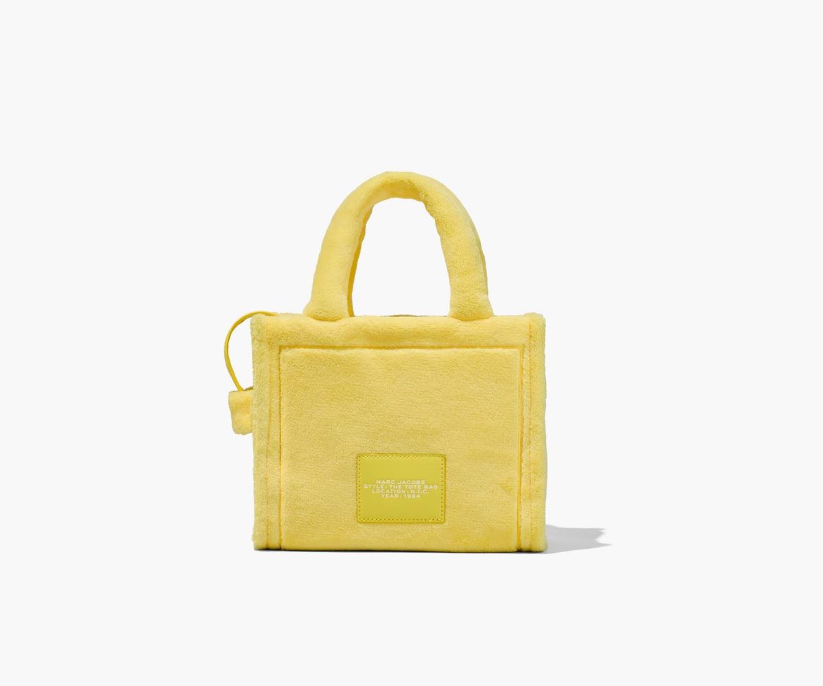 Marc Jacobs Terry Mini Tote Bag The Tote Bag Yellow | BUX016927