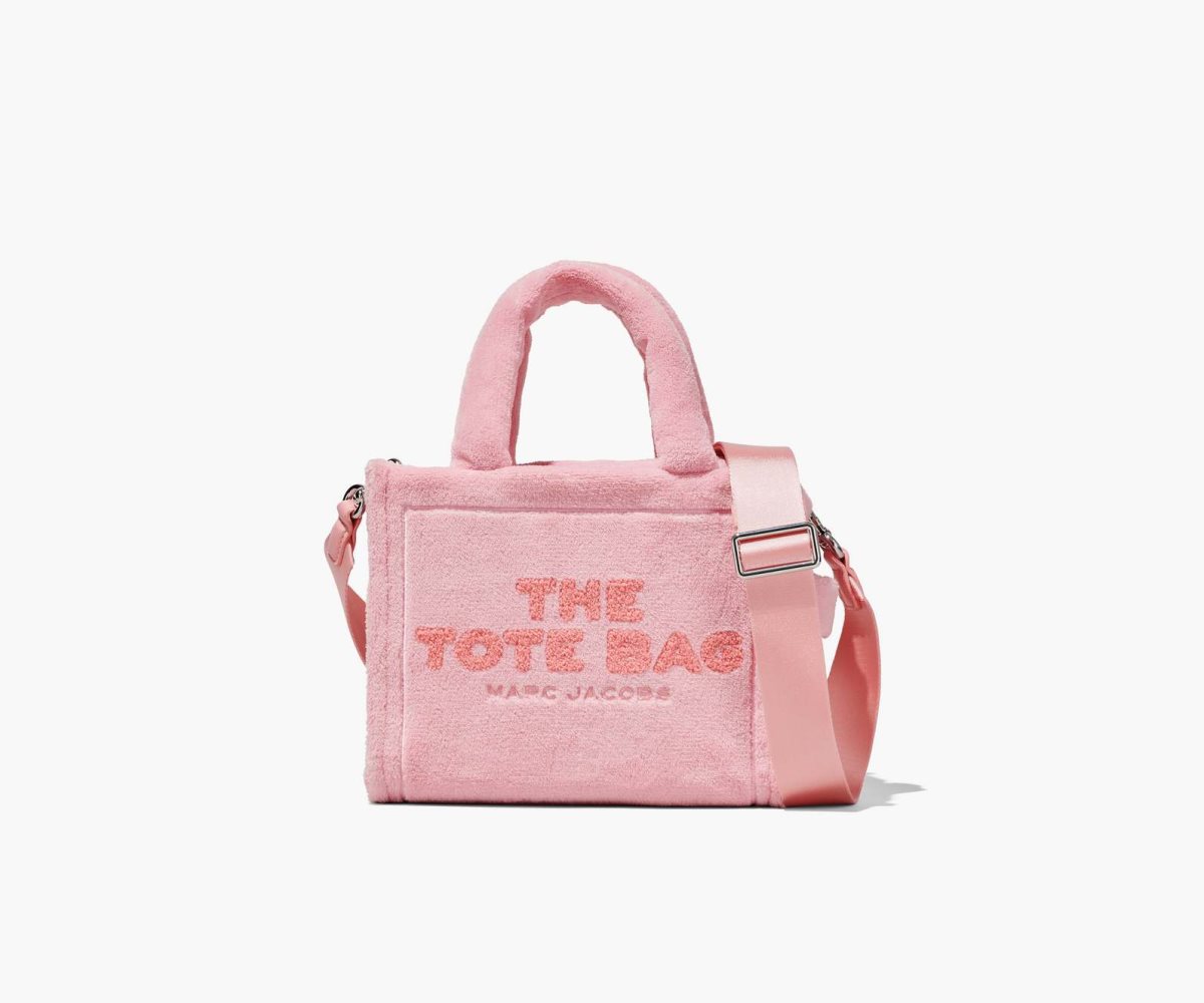 Marc Jacobs Terry Mini Tote Bag The Tote Bag Light Pink | RYX485620