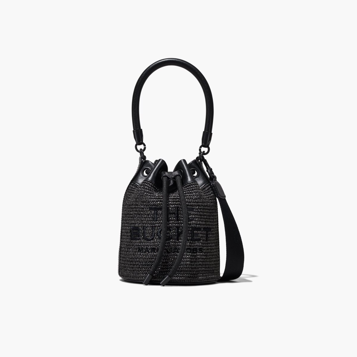 Marc Jacobs Woven DTM Bucket Bag Bucket Bag Black | IBD530781