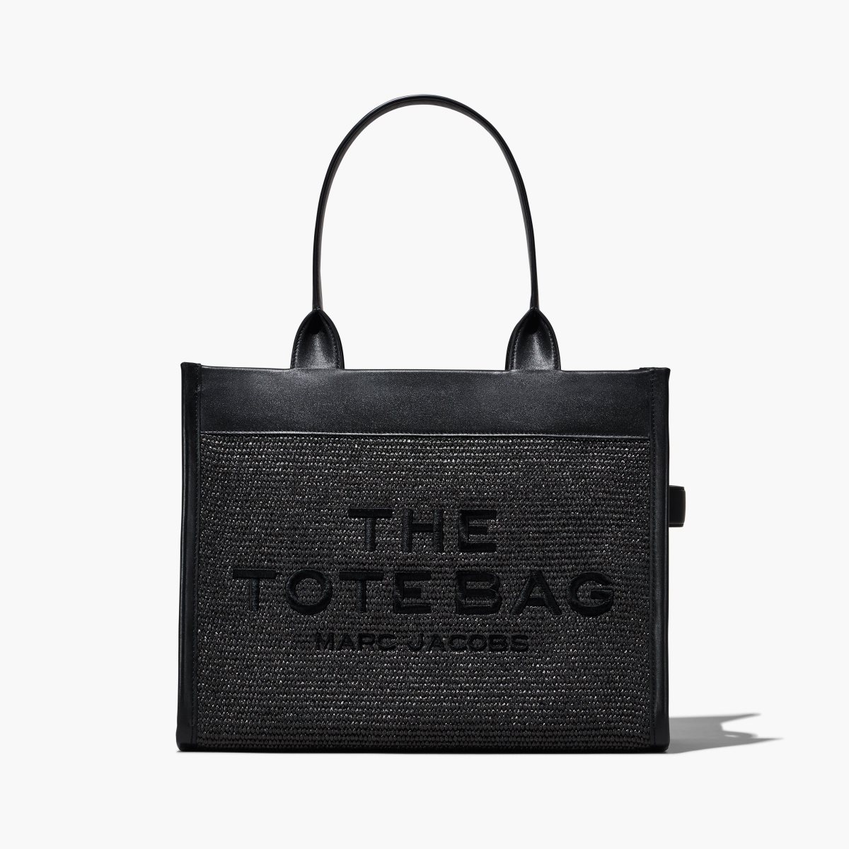 Marc Jacobs Woven DTM Large Tote Bag The Tote Bag Black | FJU985164