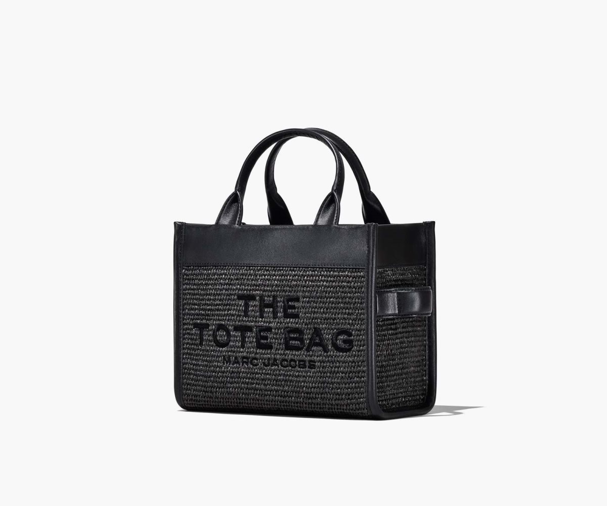 Marc Jacobs Woven DTM Mini Tote Bag The Tote Bag Black | SQG854627