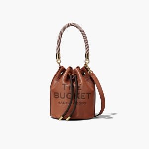 Marc Jacobs Leather Bucket Bag Bucket Bag Argan Oil | TDE654093