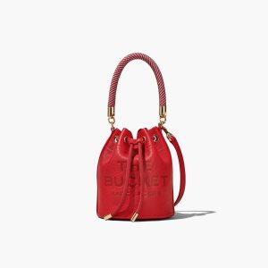 Marc Jacobs Leather Bucket Bag Bucket Bag True Red | WAO173820